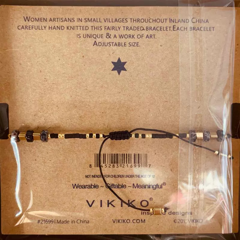 Vikiko Moonstone Dark Bracelet Female Beaded