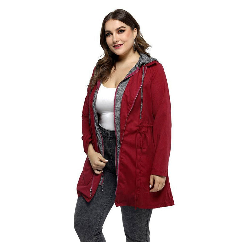 Casual Autumn Winter Plus Size Jacket