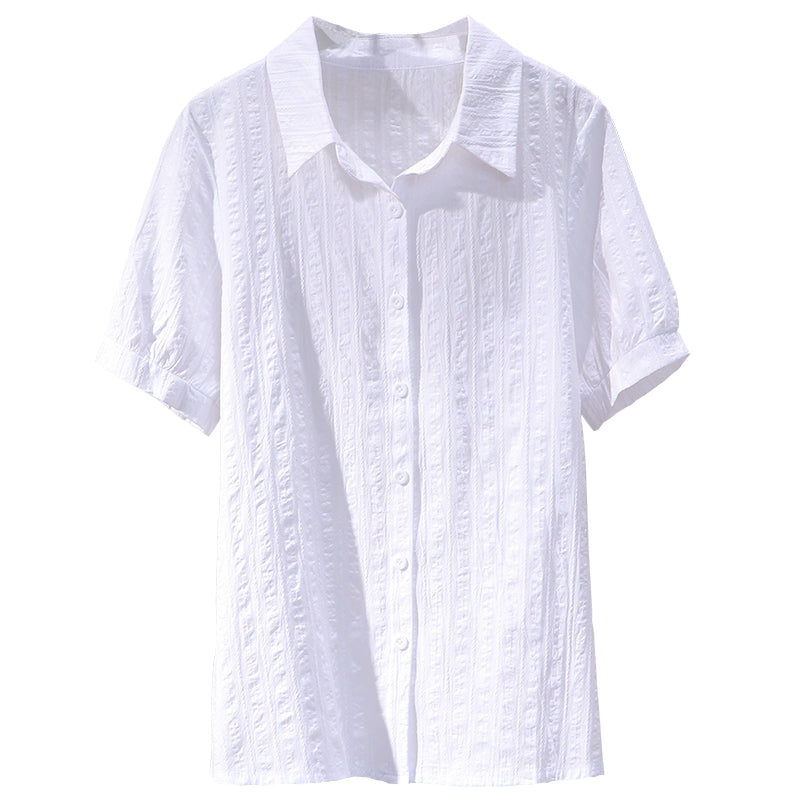 T-shirt Cotton Net Face All-Match Short-Sleeved Professional Shirt