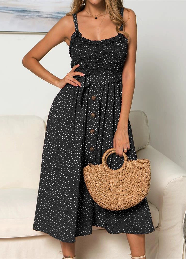 Skirt Shoulder-Straps Sling Dress