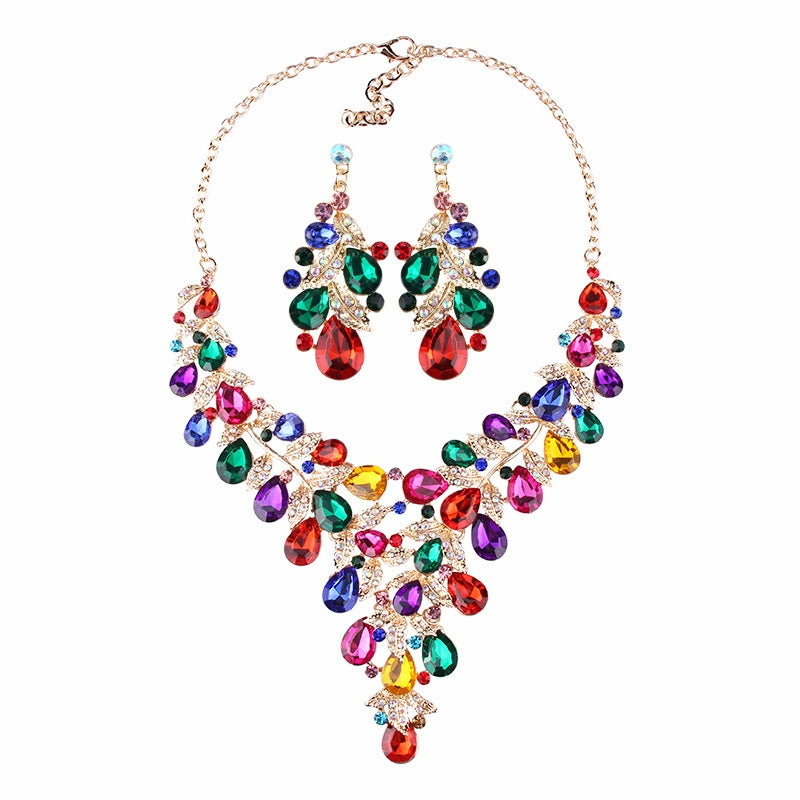 Fashion Crystal Clavicle Chain Women's Curve Photography Gem