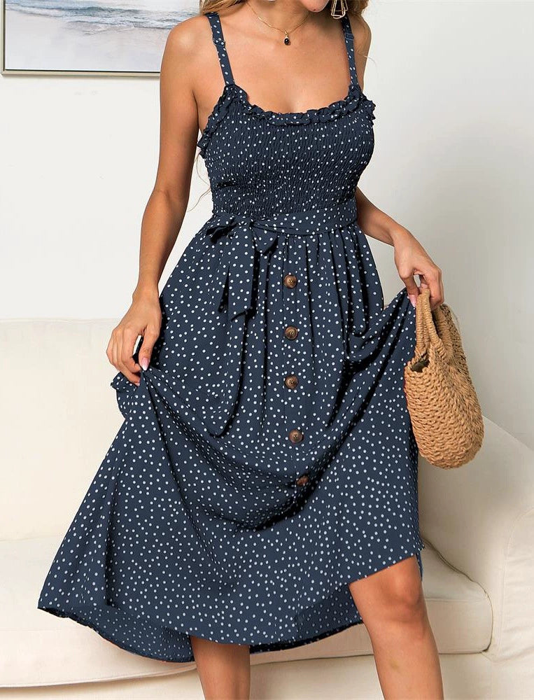 Skirt Shoulder-Straps Sling Dress