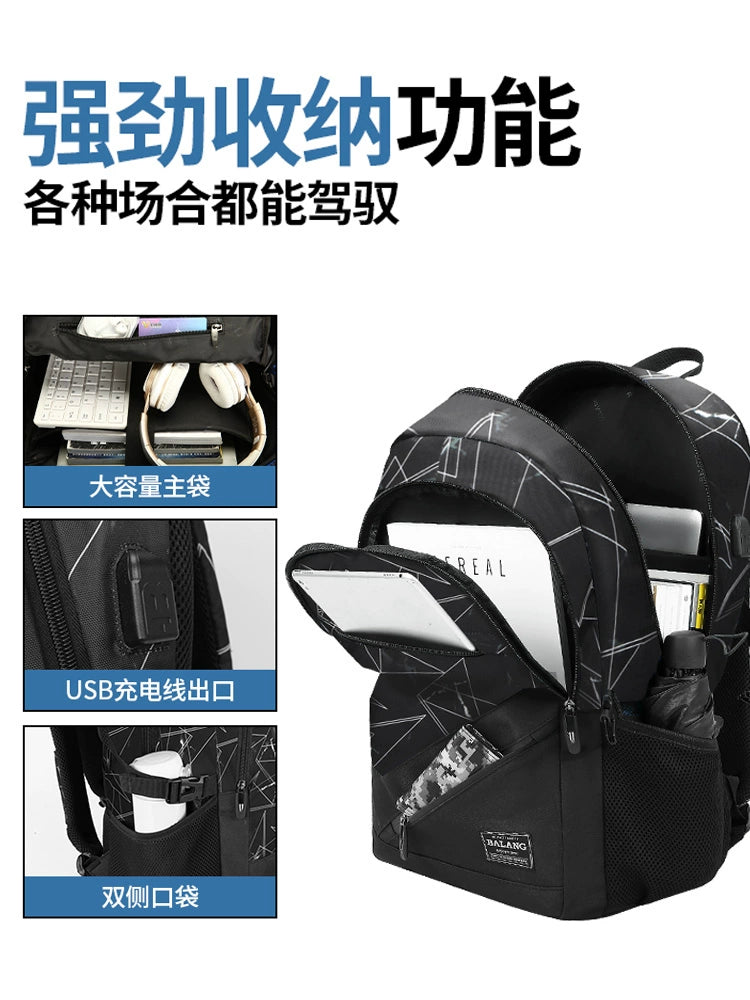 Travel Men Women Junior High School Student Fashion Backpack