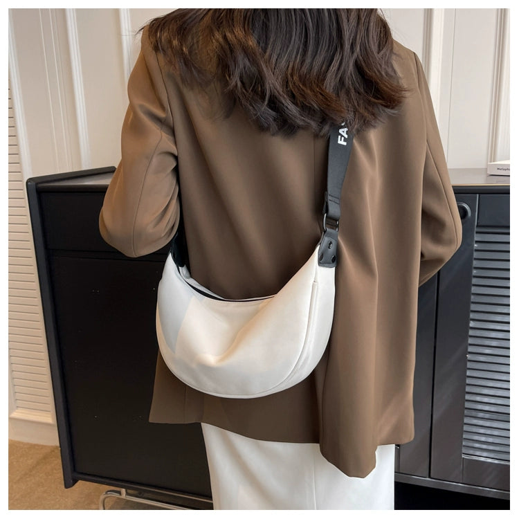 This Year's Popular Canvas Small Bag 2024 New Arrival Women's Bag Fancy Western Style All-Matching Messenger Bag Shoulder Dumpling Bag