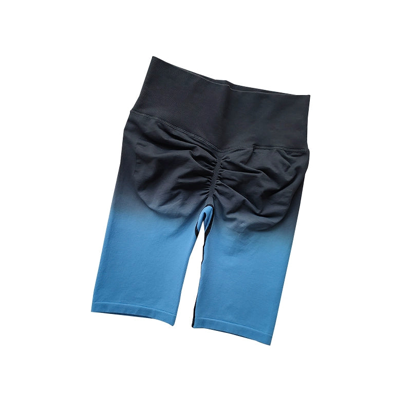 Gradient Fitness Women's High Waist Hip Lift Half Length Cycling Shorts