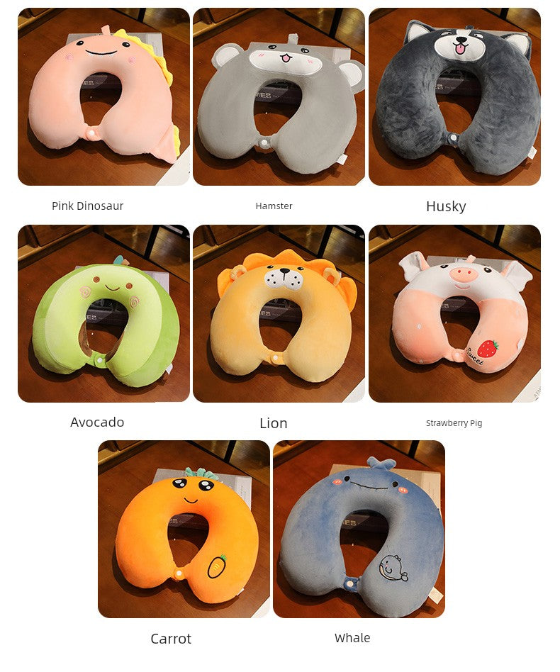 Memory Foam Neck Office Nap U-Shape Pillow