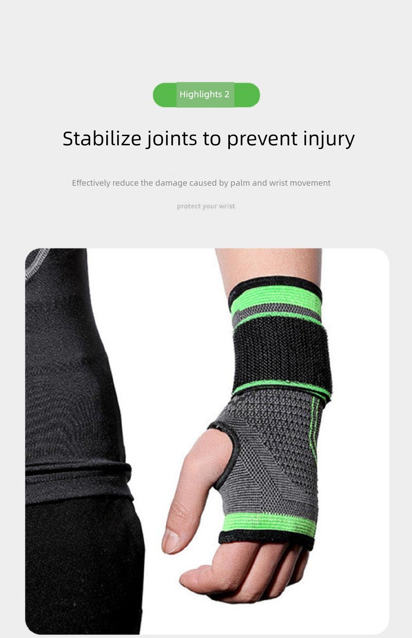 Winding Pressure Hand Protector Men and Women Fixed Sports Bandage