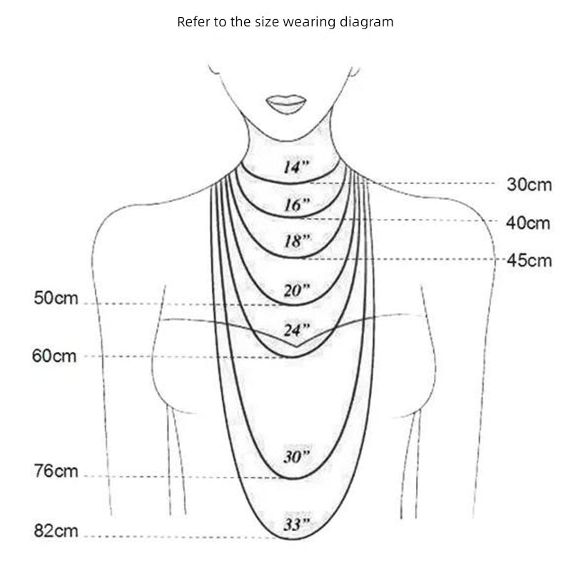Fashion Crystal Clavicle Chain Women's Curve Photography Gem
