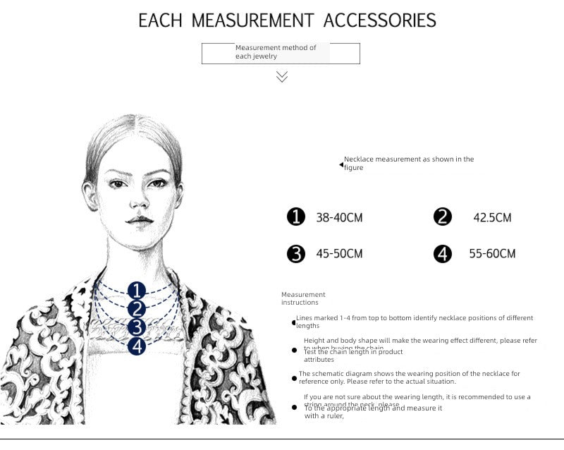 Fashion Crystal Clavicle Chain Women's Curve Photography Gem