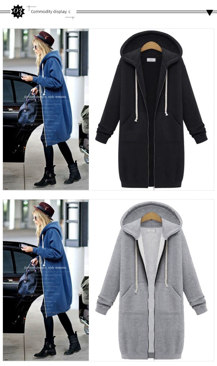 European Station Amazon Mid Length Long Length Oversize Women's Clothing