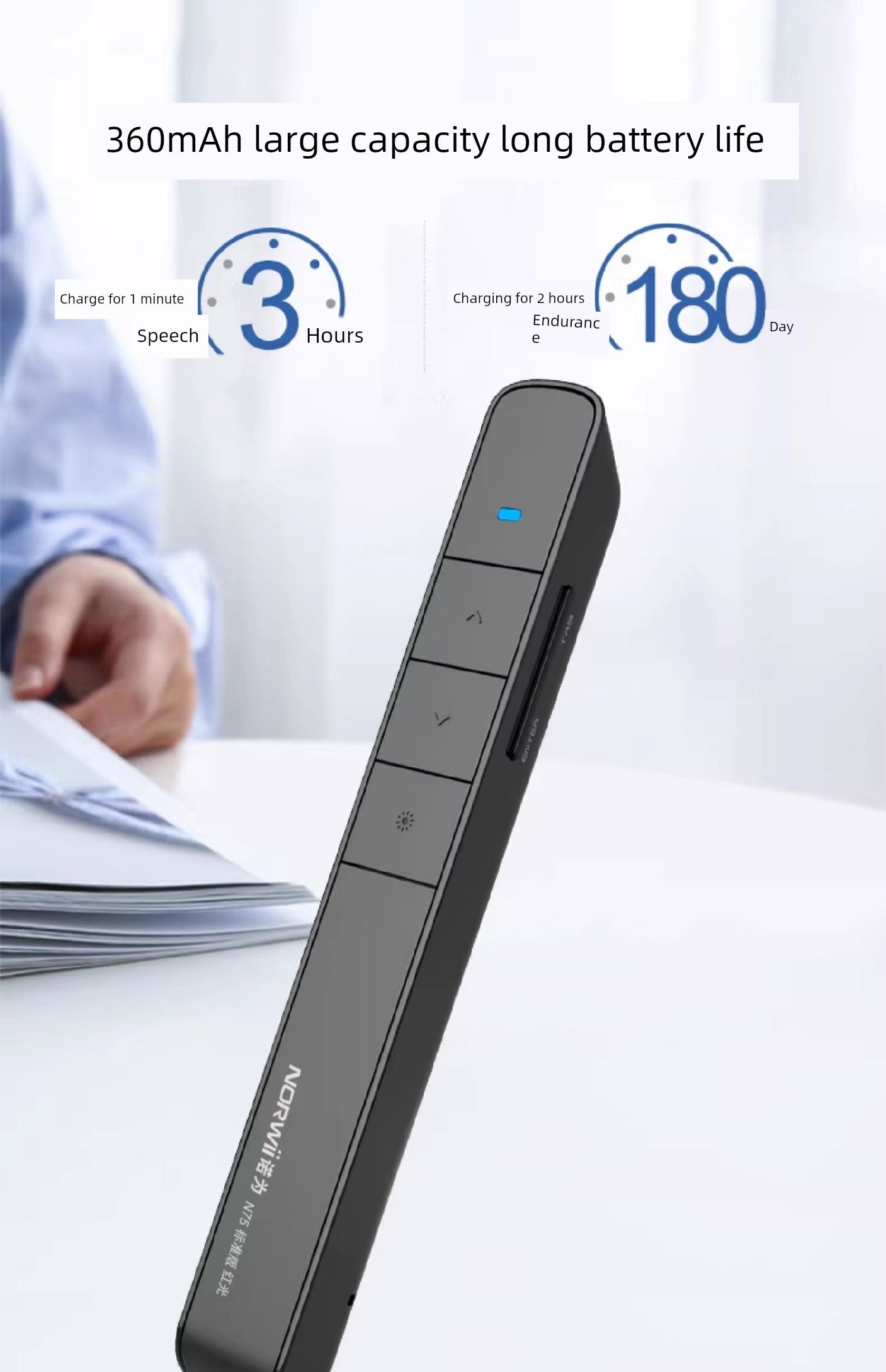 Projection Laser Pointer with Remote Control