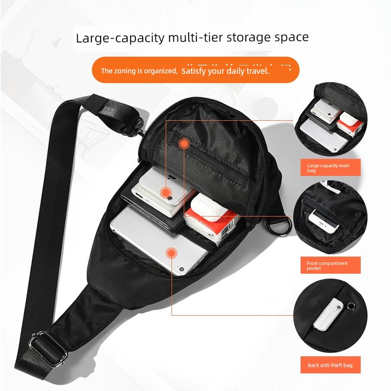 Men New Arrival Summer Trendy Brand Crossbody Bag