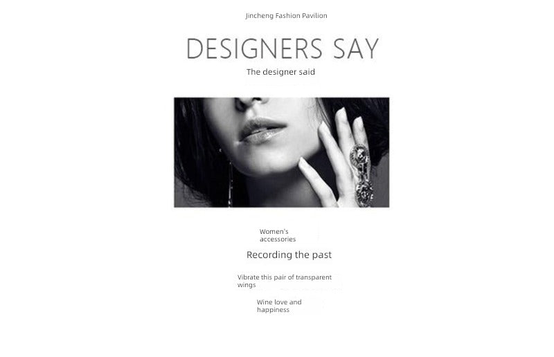 Fashion Crystal Clavicle Chain Women's Curve Photography Gem