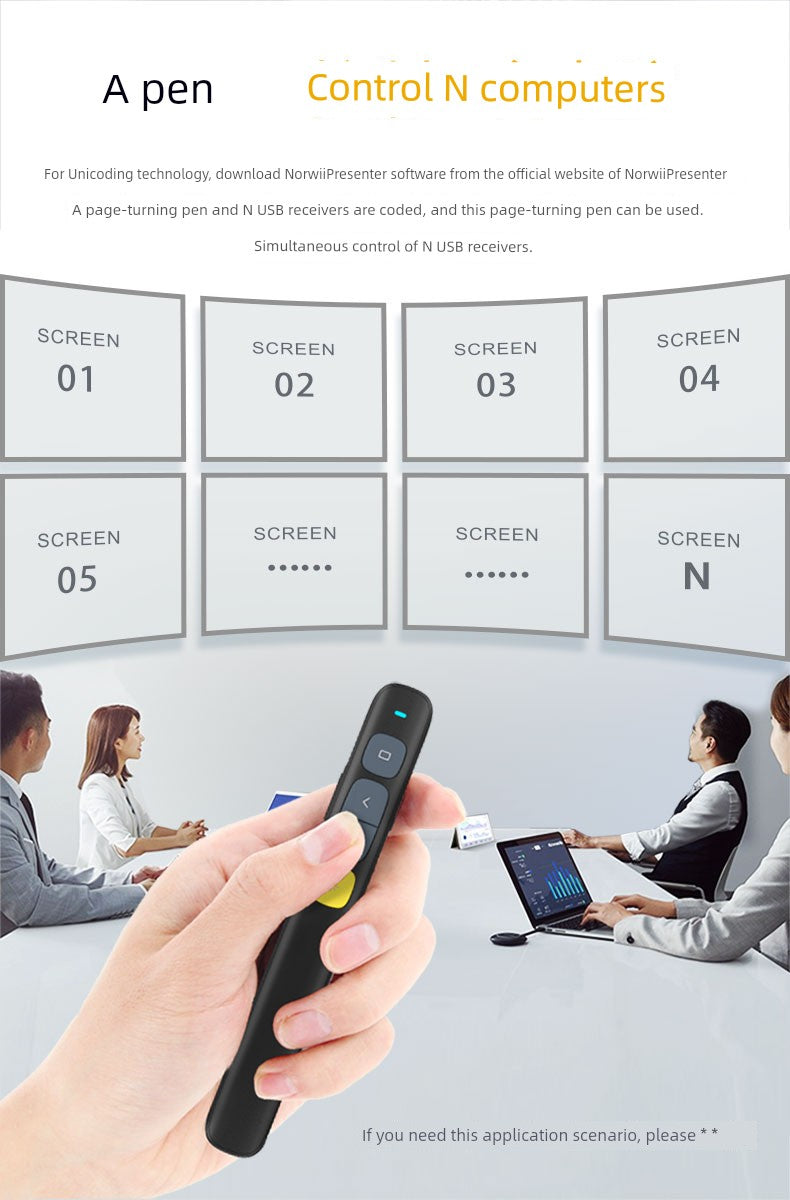 Ppt Laser Pointer with Remote Control Multimedia Teaching All-in-One Machine Laser