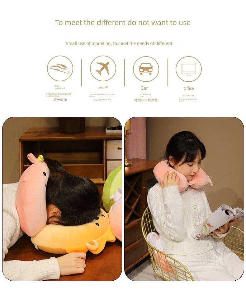 Memory Foam Neck Office Nap U-Shape Pillow