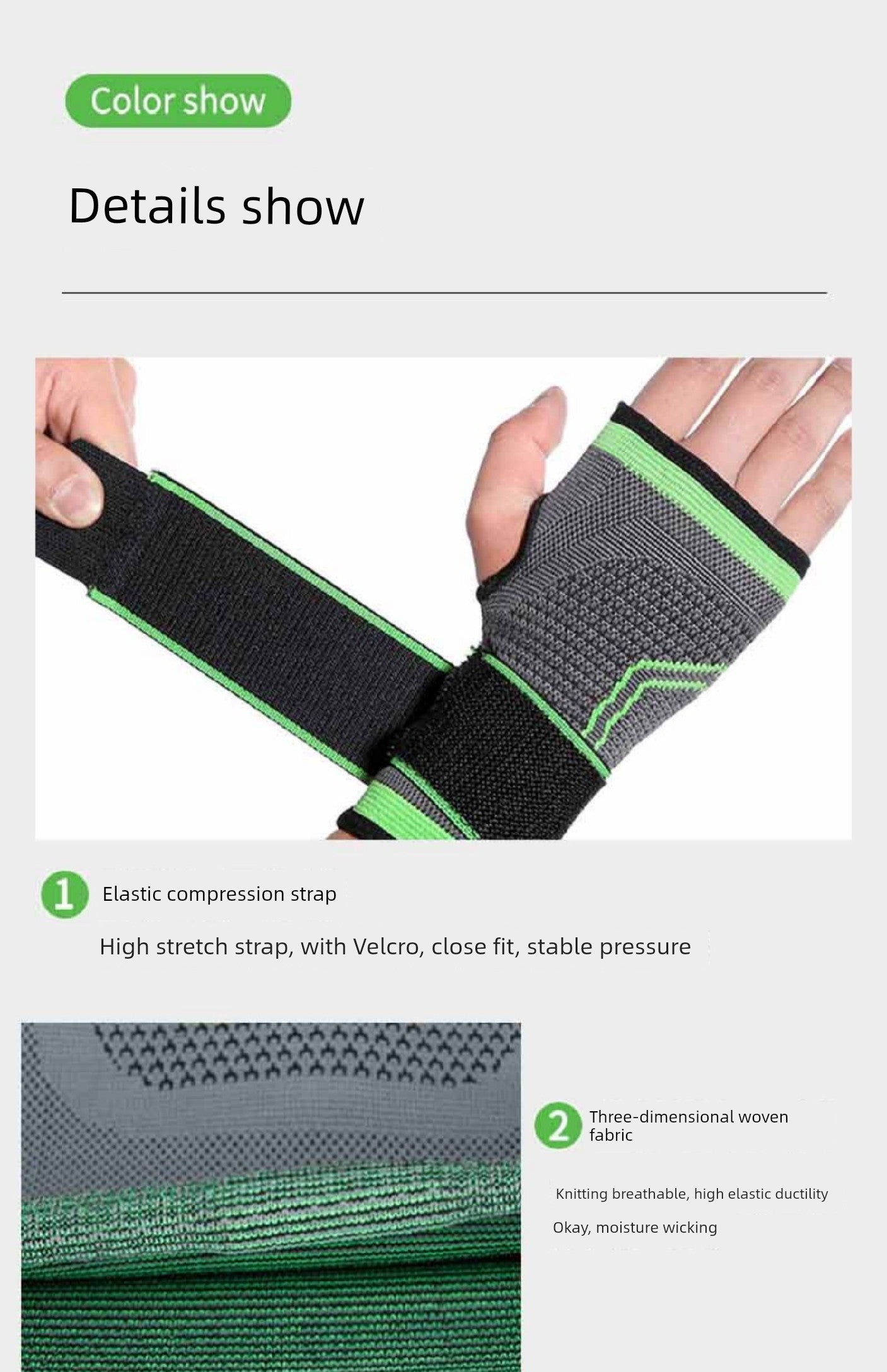 Winding Pressure Hand Protector Men and Women Fixed Sports Bandage