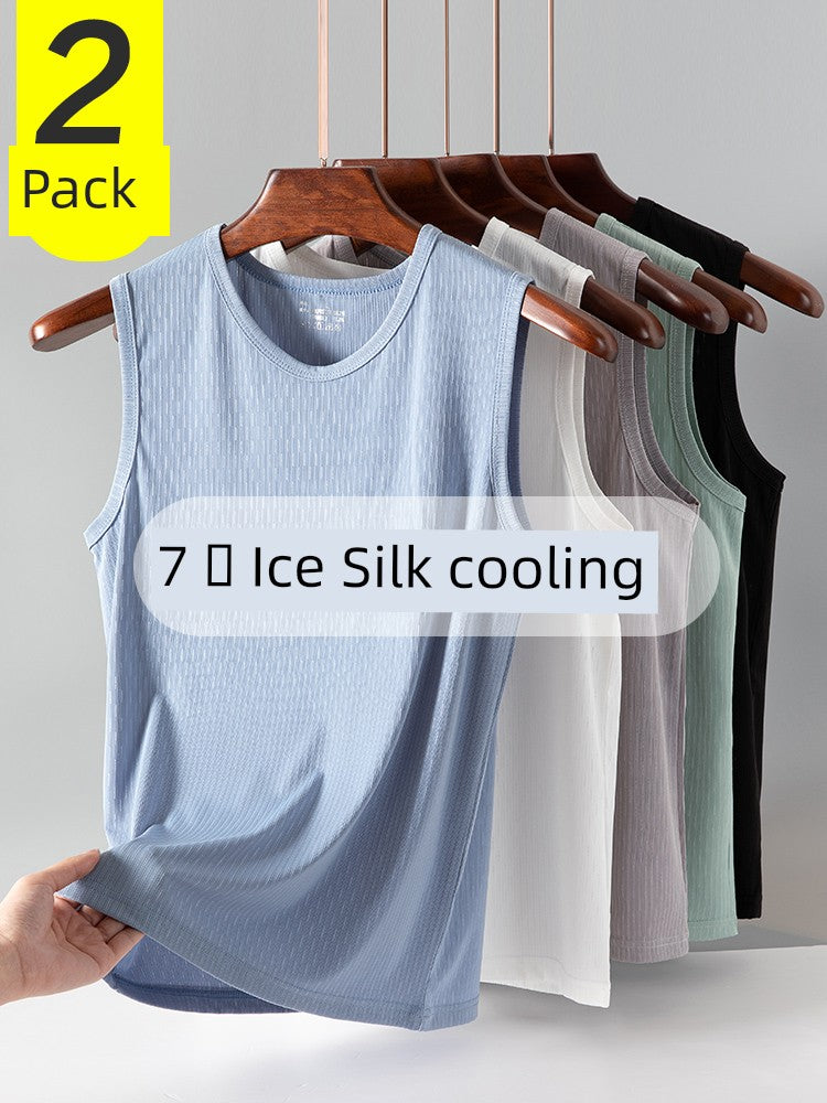 Modal Ice Silk Summer Outwear Quick-Drying Men's Singlet