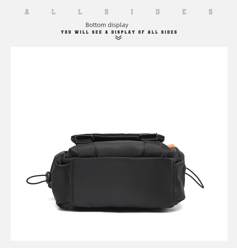 New Chest Bag Men's Casual Sports Backpack Fashion Trendy Multi-Functional Satchel Men's and Women's Neutral Trendy Small Backpack Tide