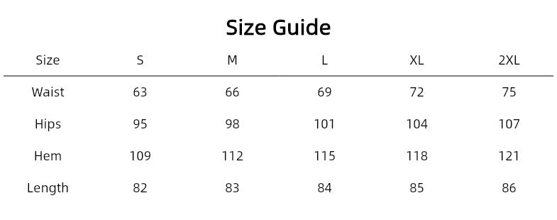 La Chabell Spring and Autumn Split Mid Length Long Length Skirt