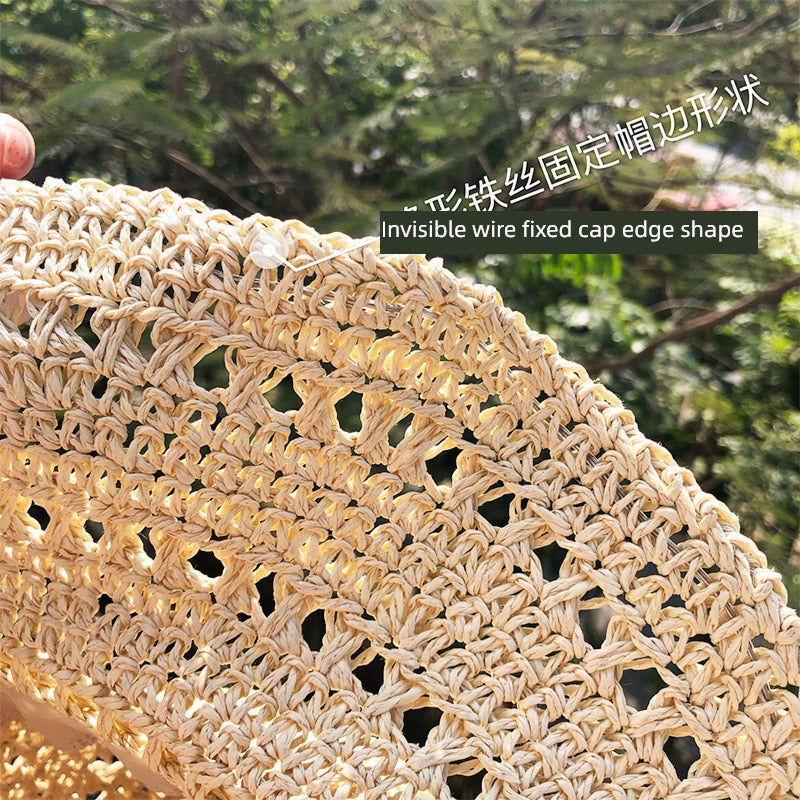 Women's Vacation Beach Hat Lace Straw Hat