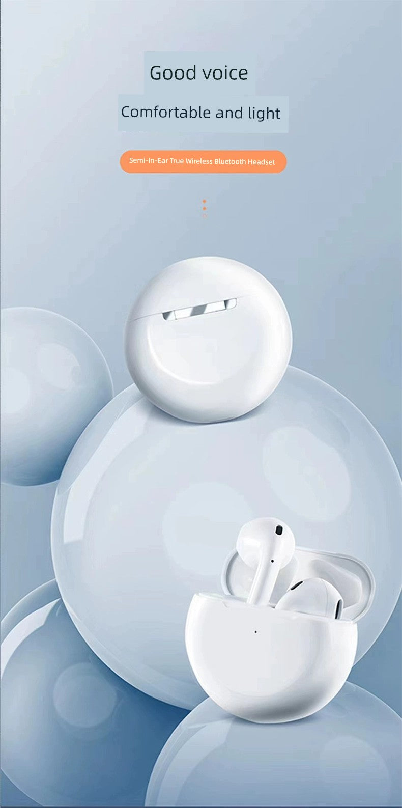 TWS Stereo Binaural with Charging Warehouse