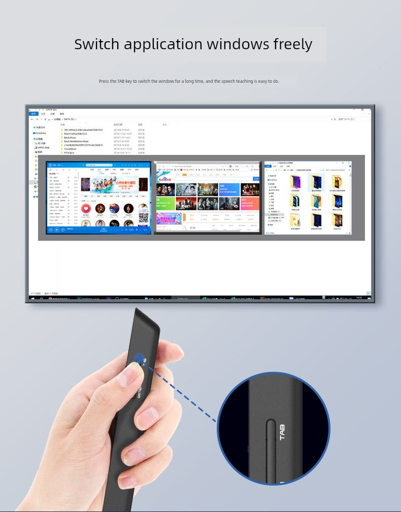 Projection Laser Pointer with Remote Control
