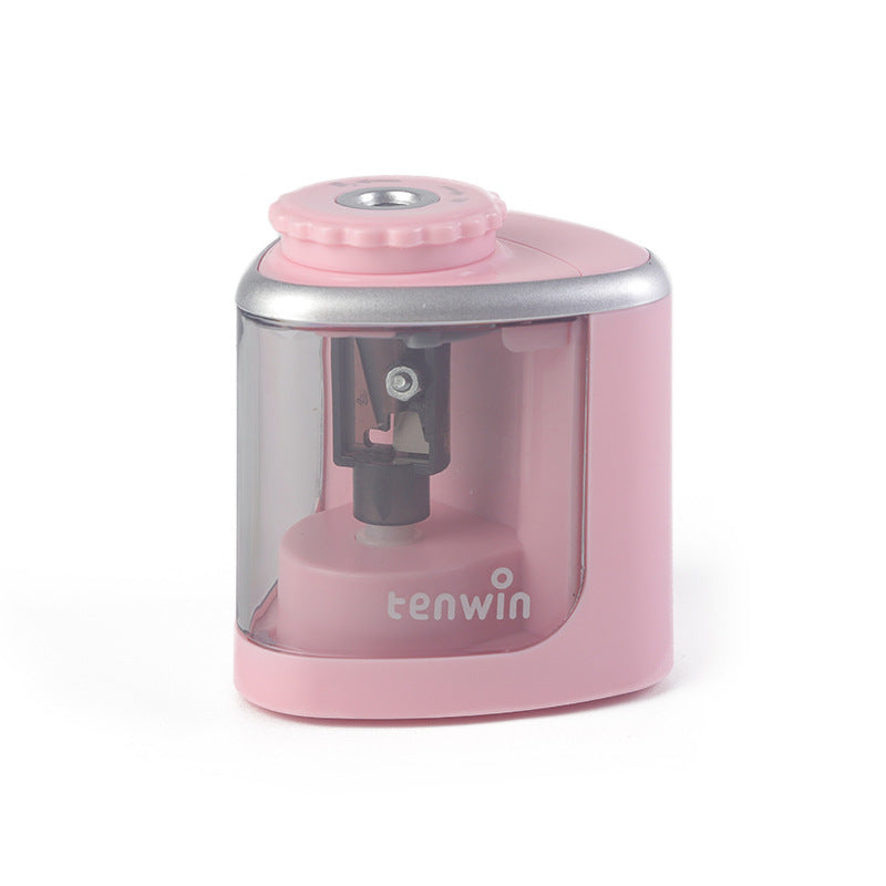 1pc Fast Sharpening Electric Pencil Sharpener-Portable & Safe Design-Efficient for 6-8mm Pencils-Perfect for Students & Office