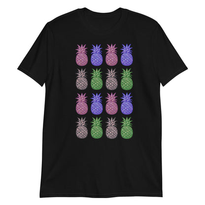 Neon Pineapples Short-Sleeve Unisex T-Shirt