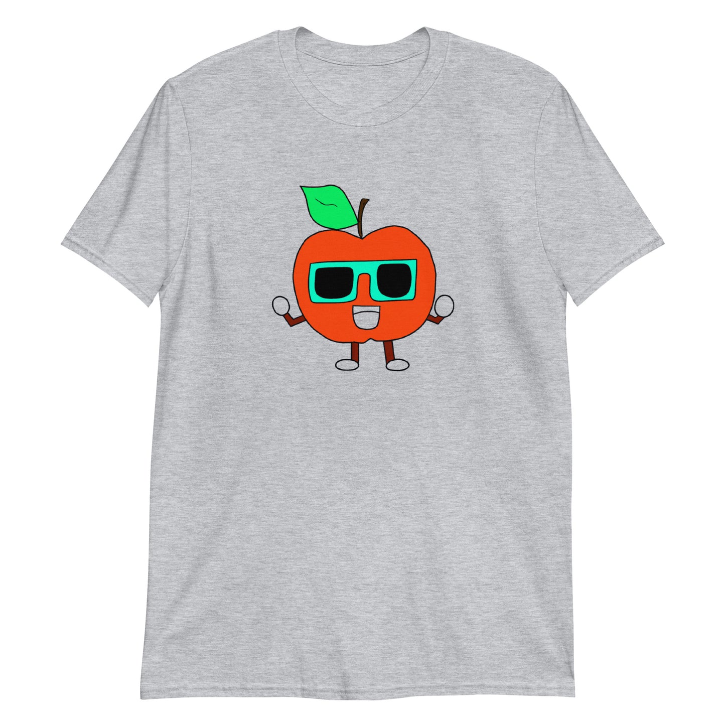 Cool Apple Icon Printed T-Shirt