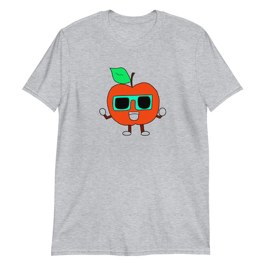 Cool Apple Icon Printed T-Shirt