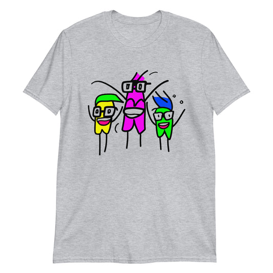 Cool Cartoon Characters Short-Sleeve Unisex T-Shirt
