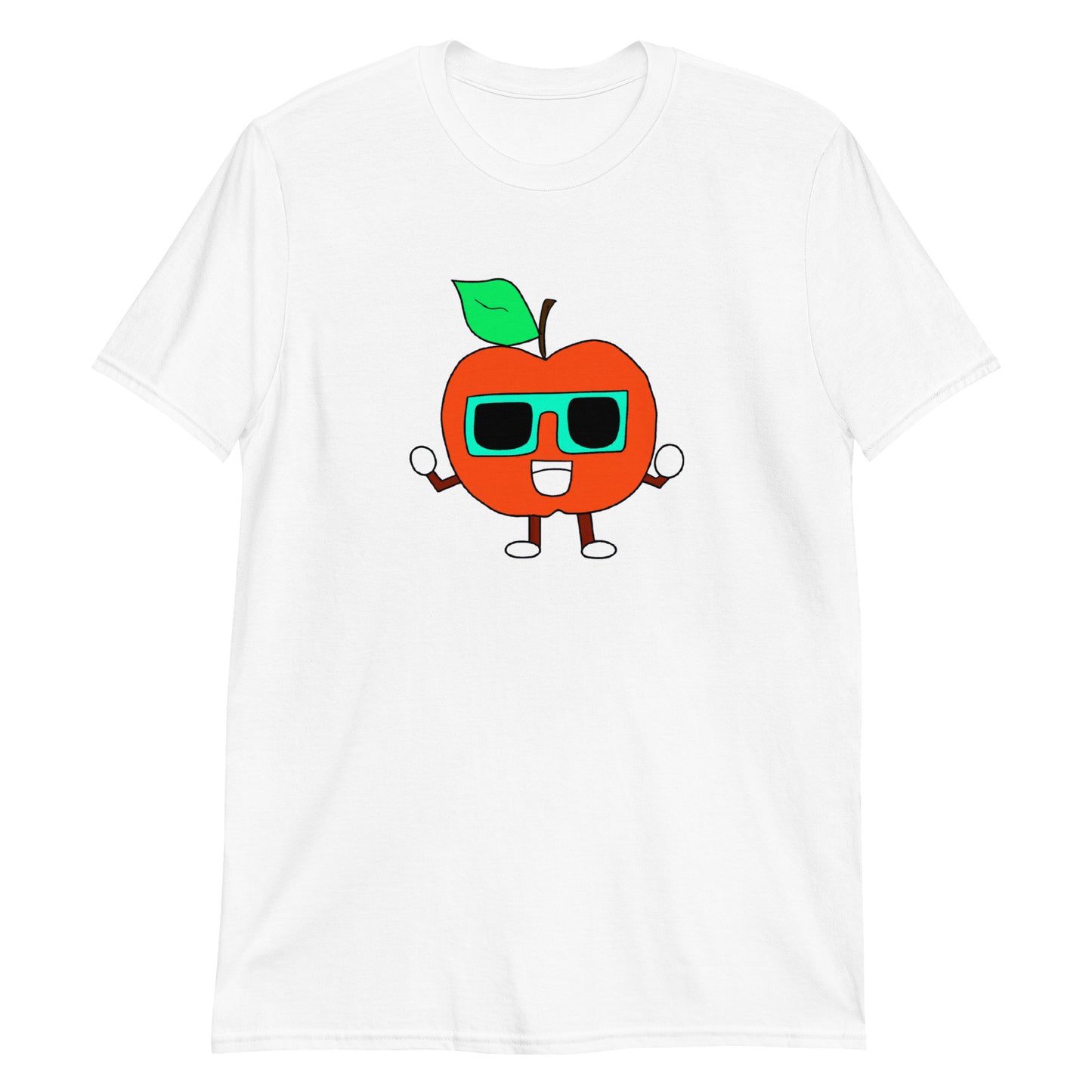 Cool Apple Icon Printed T-Shirt