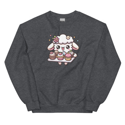 Sheep Cupcakes Unisex Sweatshirt