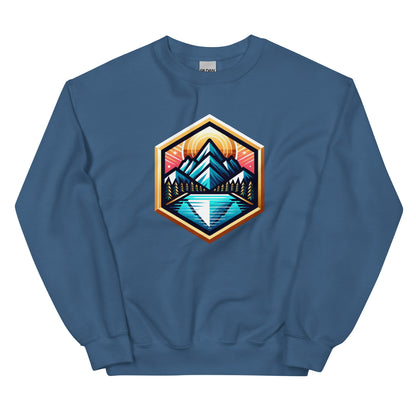 Vibrant Mountain Unisex Sweatshirt