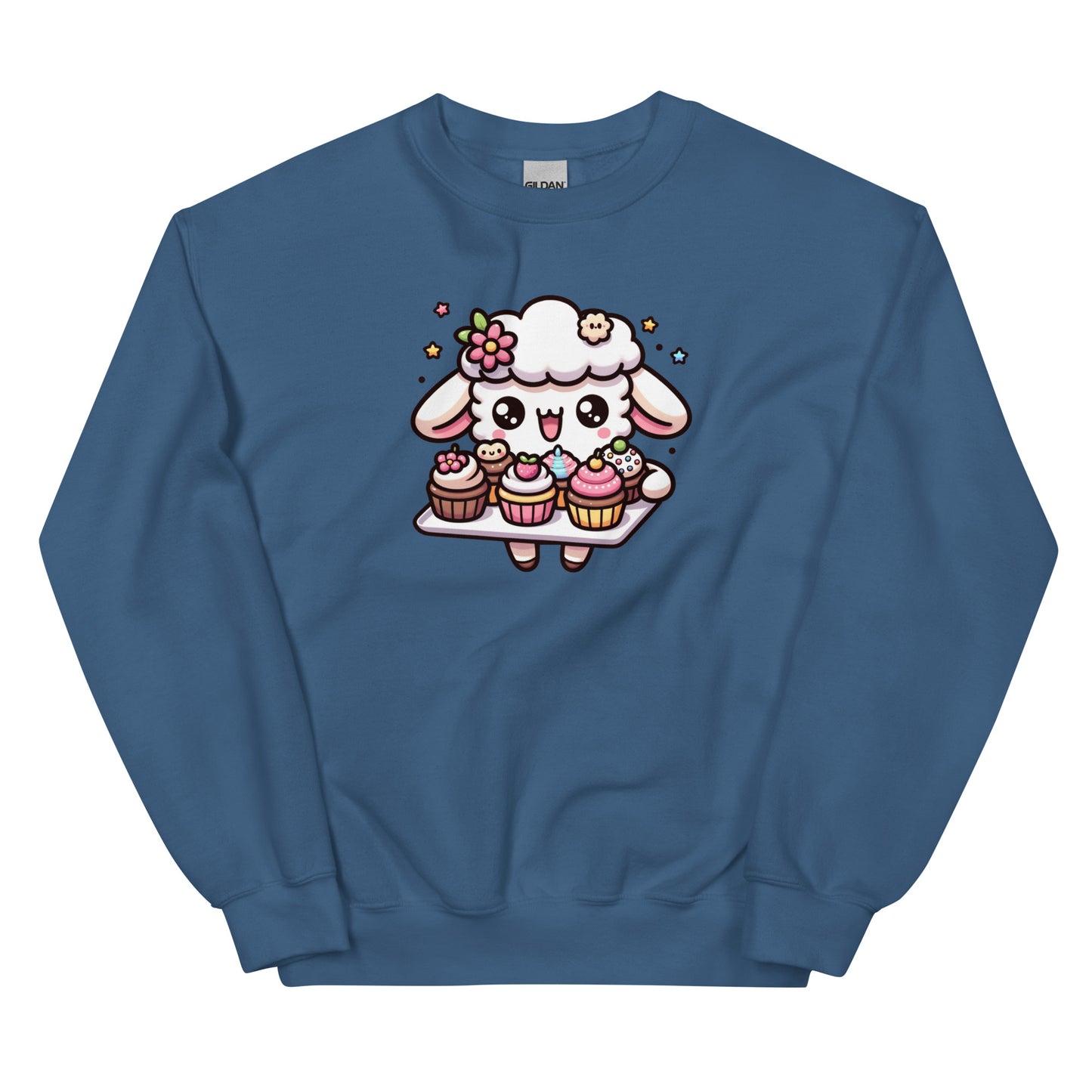 Sheep Cupcakes Unisex Sweatshirt