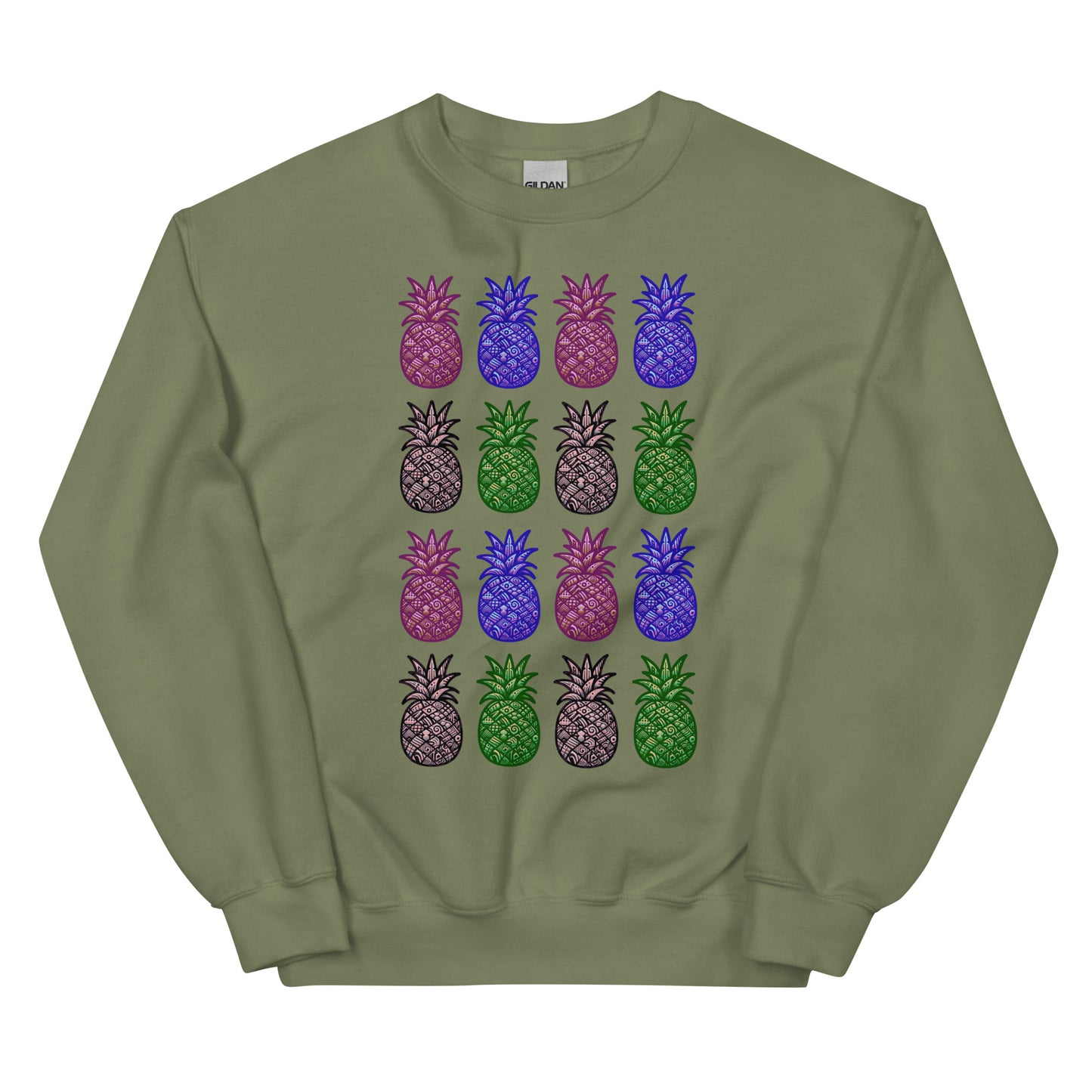 Vibrant Pineapples Unisex Sweatshirt