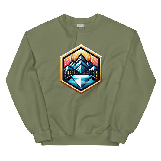 Vibrant Mountain Unisex Sweatshirt
