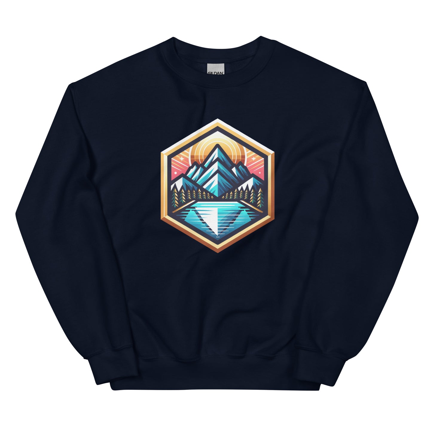 Vibrant Mountain Unisex Sweatshirt