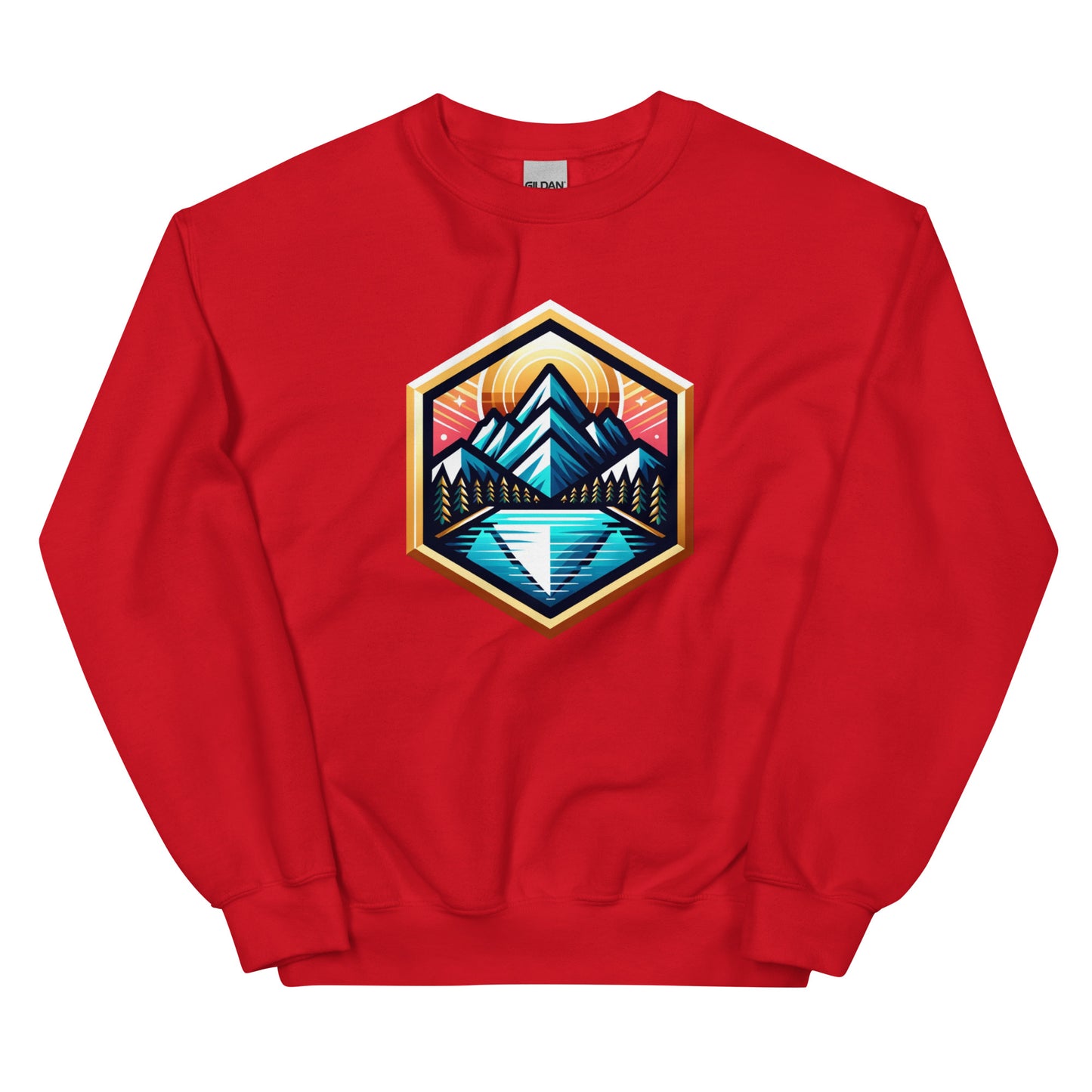 Vibrant Mountain Unisex Sweatshirt