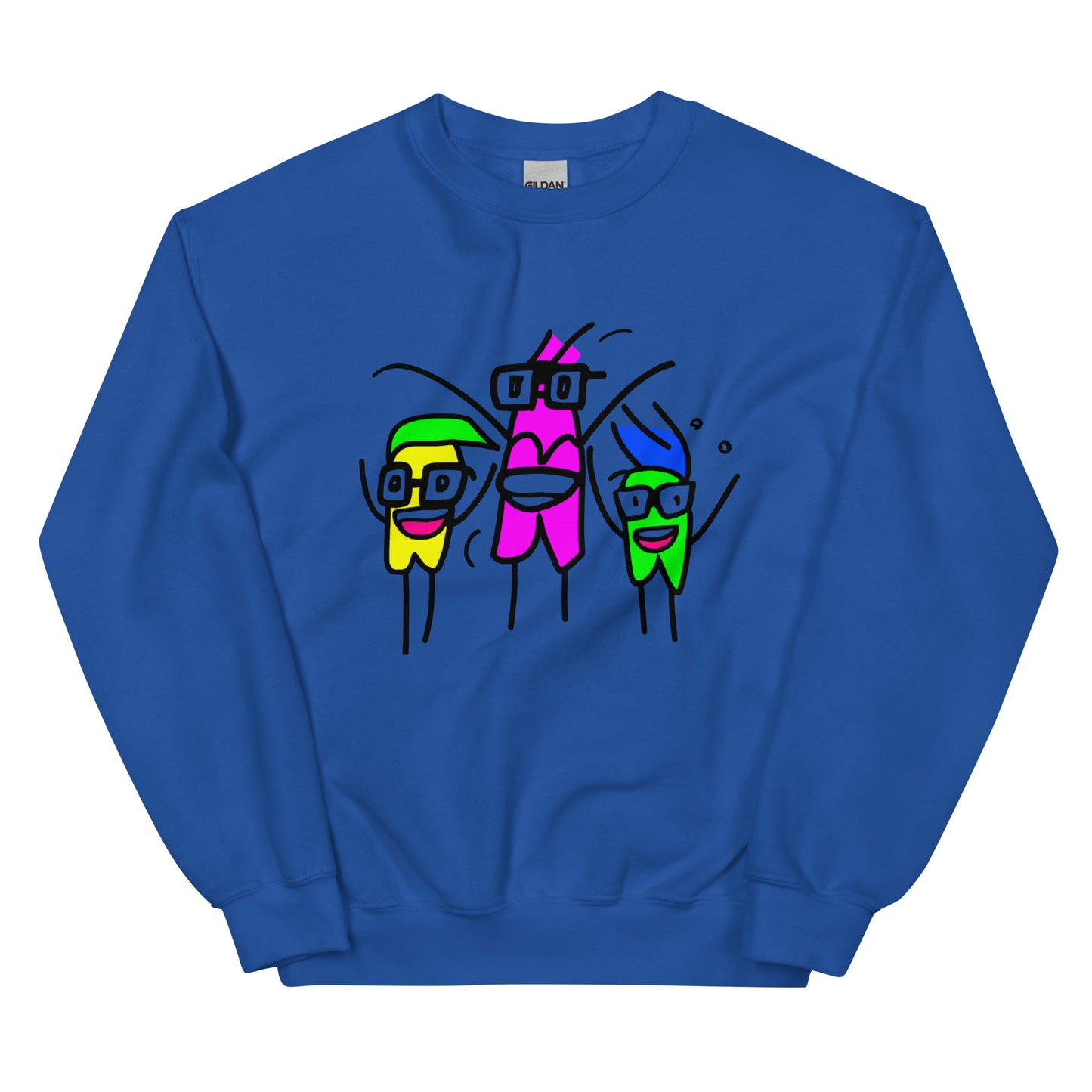 Cool Cartoon Characters Unisex Sweatshirt