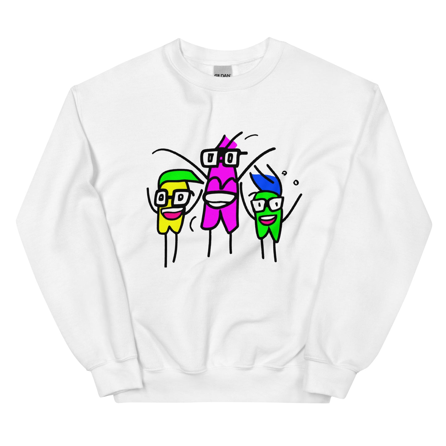 Cool Cartoon Characters Unisex Sweatshirt