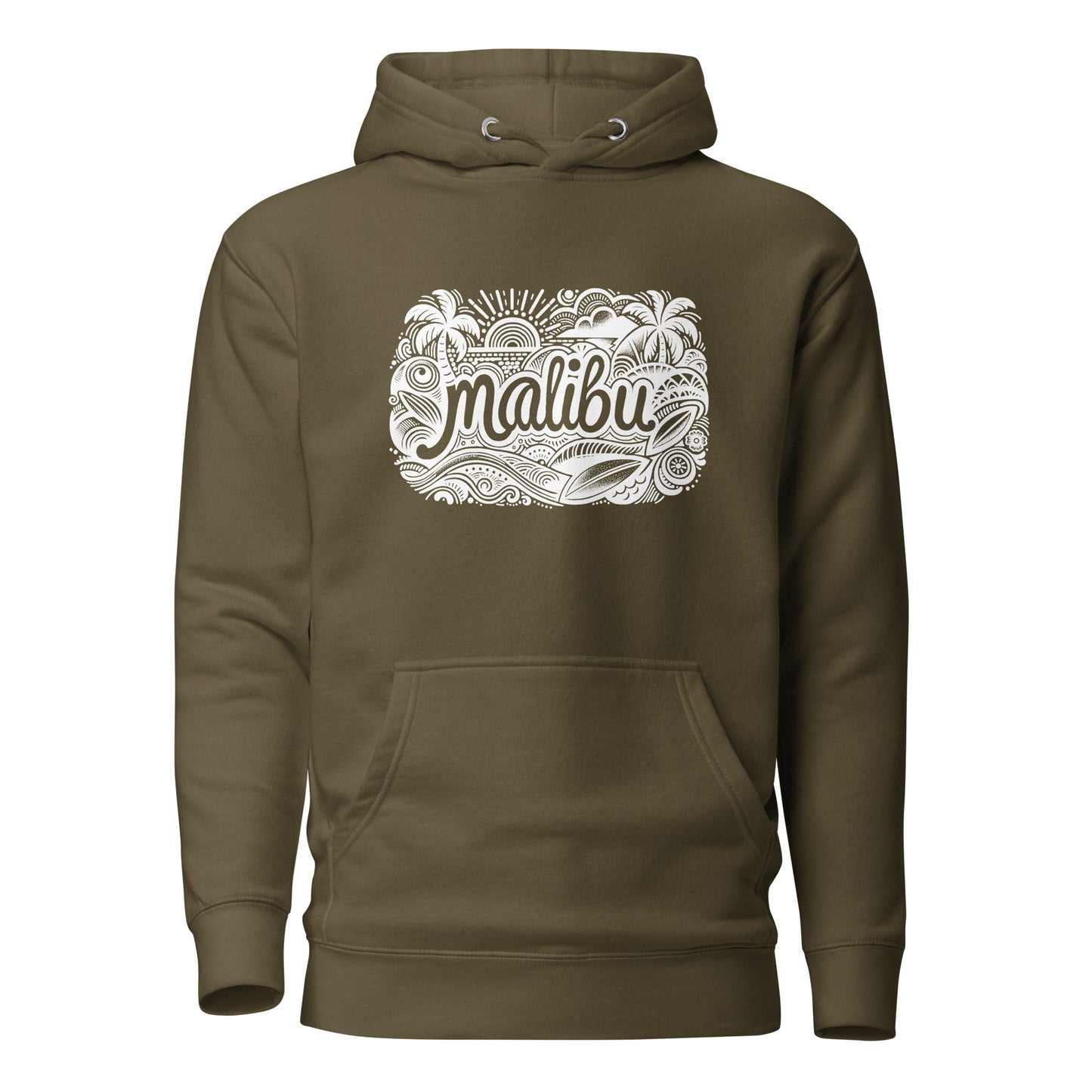 Malibu Beach Unisex Hoodie Sweatshirt