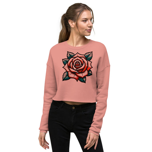 Rose Crop Sweatshirt