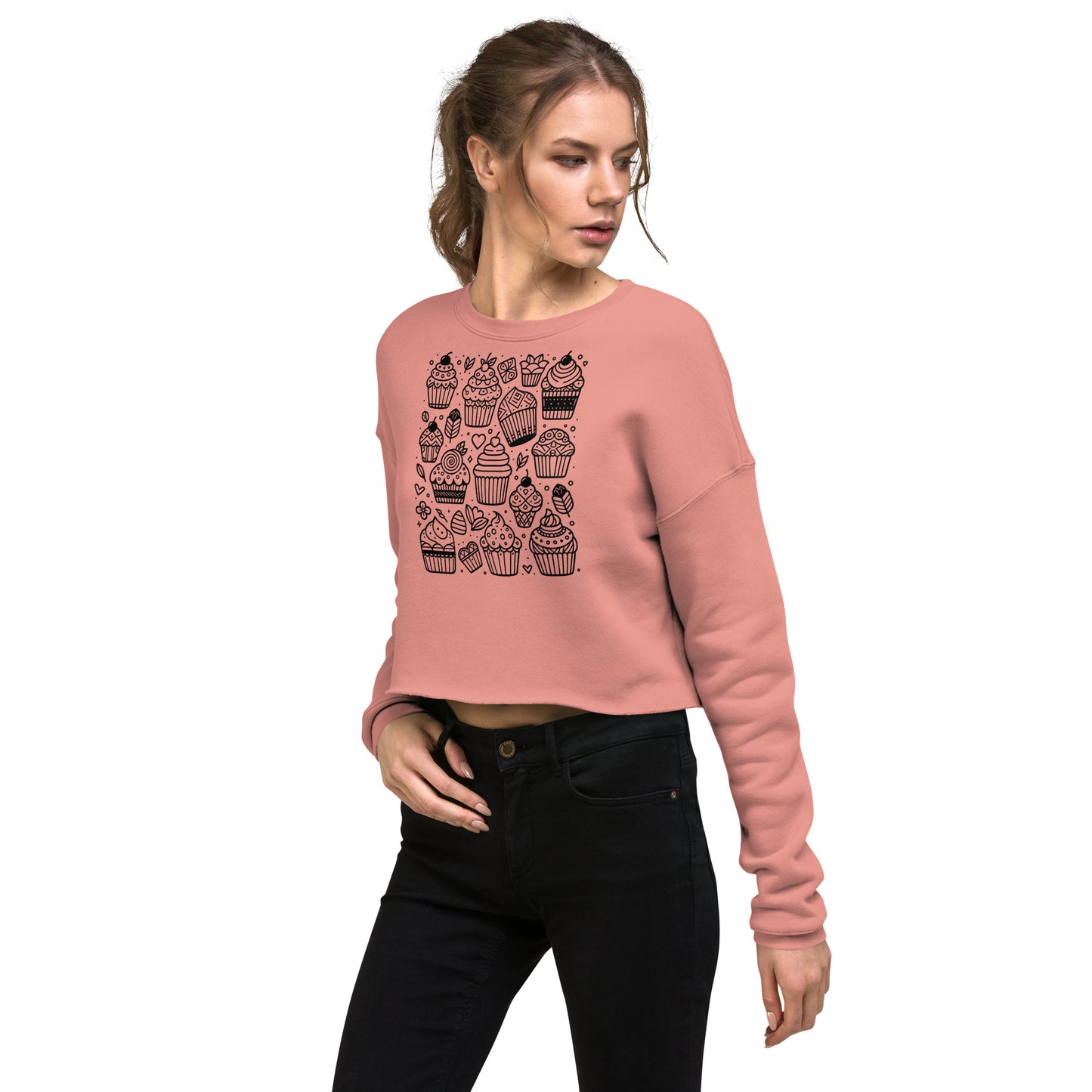 Cupcakes Crop Sweatshirt