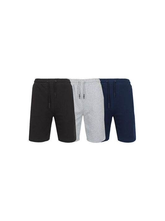 3-Pack Men's Tech Fleece Jogger Lounge Sweat Shorts (Sizes, S-2XL)