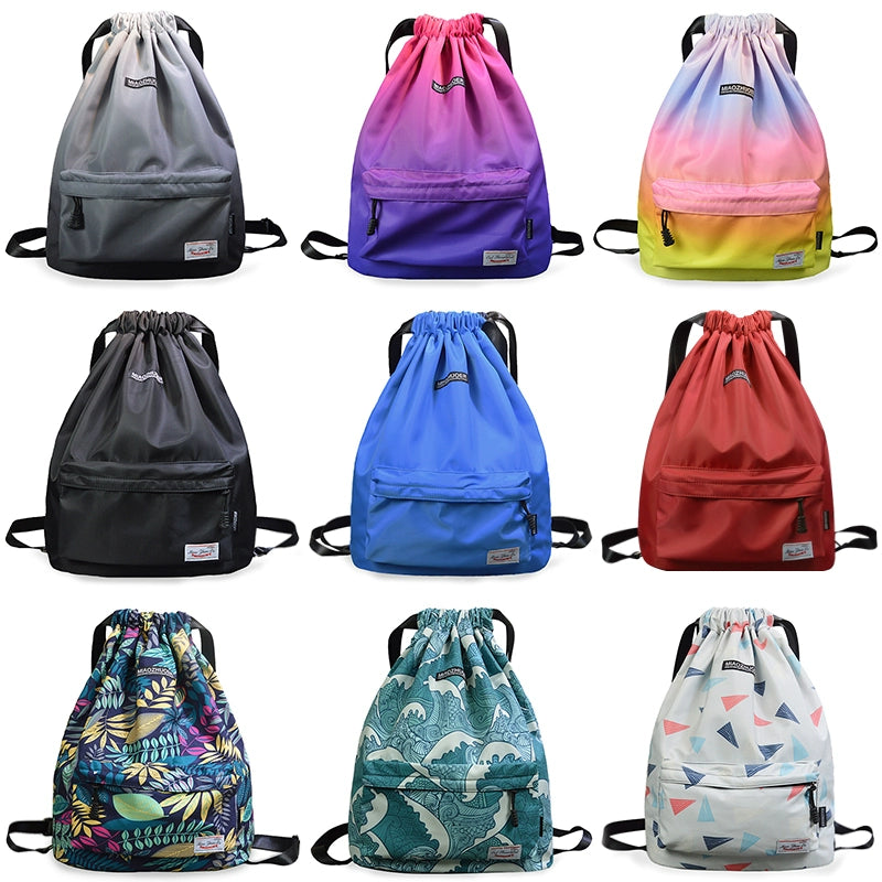 Waterproof Drawstring Backpack Sports Buggy Bag Drawstring