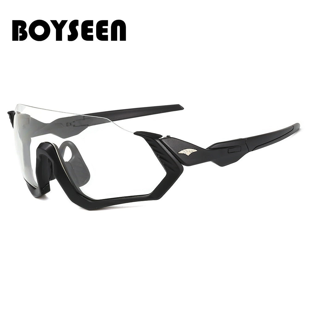 Long Face Sun Glasses Sunglasses Cycling Sports Outdoor Sunglasses Men's Sunglasses 9317 Glasses for Riding Glasses