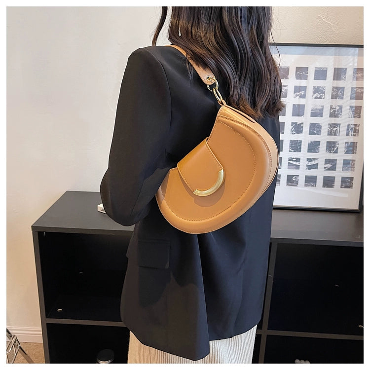 Women's Bag Retro Spring/Summer Popular Hot-Selling Product Saddle Bag