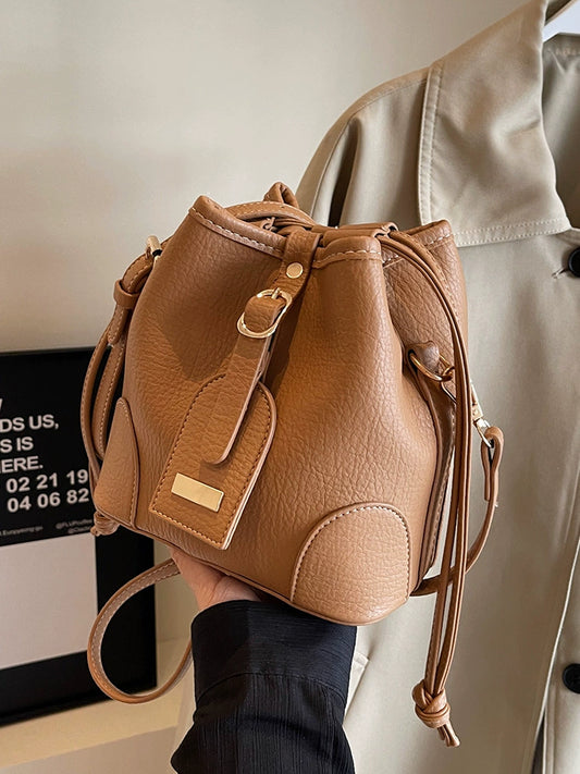 Women's Fancy All-Matching Autumn Work Clothing Bucket Bag