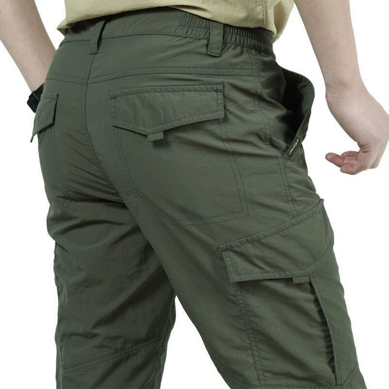 Thick Outdoor Multi-Bag Loose Straight Charge Quick-Dry Pants